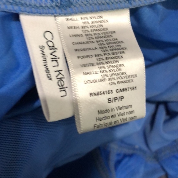 CALVIN Klein Womens Twist Front Tummy Control Tankini Swim Top - Picture 5 of 6